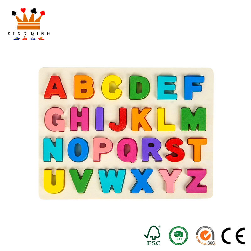 Jouet éducatif en bois Puzzle Alphabet