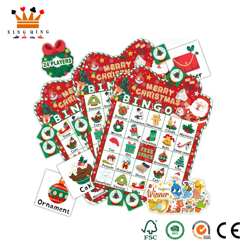 Carte de jeu Joyeux Noël