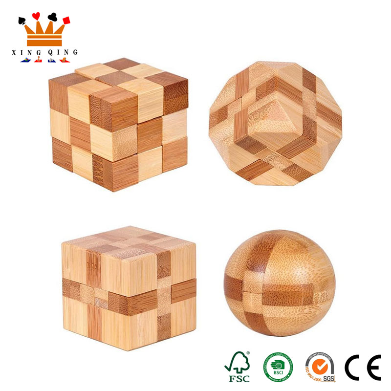 Jouet de puzzle en blocs de bois original