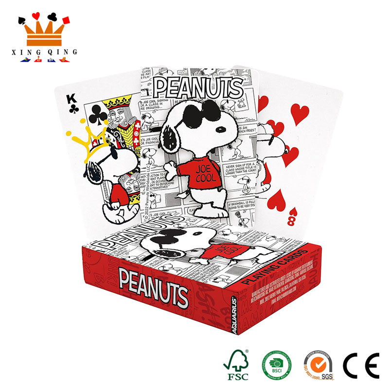 Cartes à jouer personnalisées Peanuts